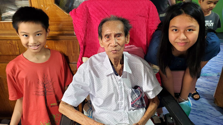 Visiting my 100 year-old great grandpa