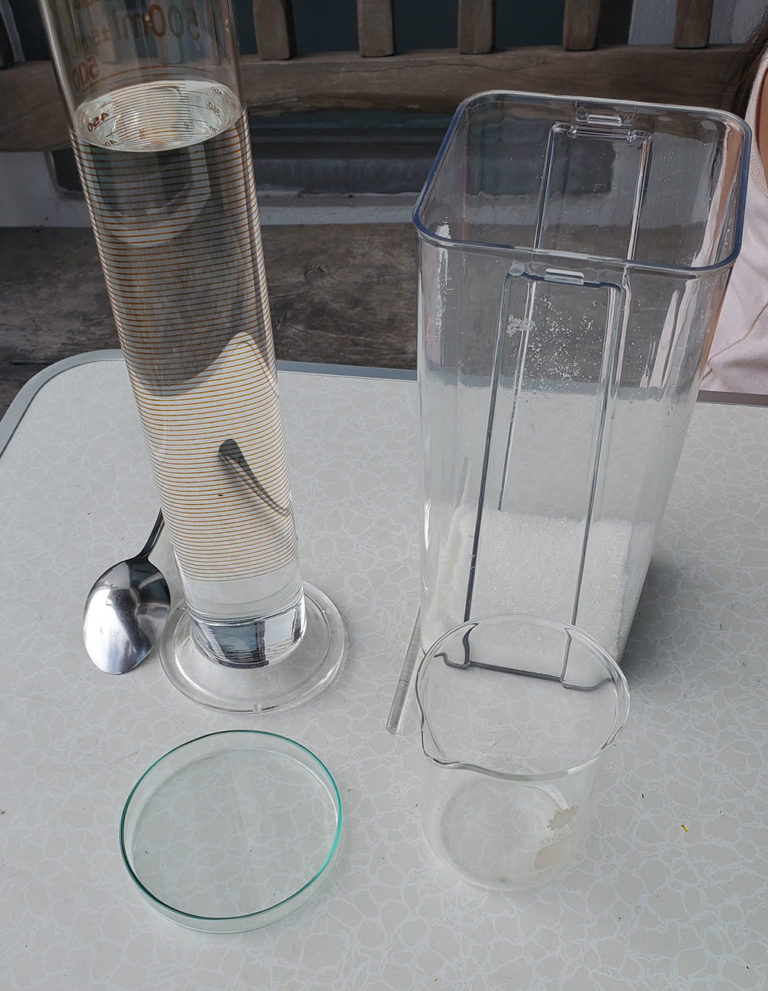 Physical change experiment